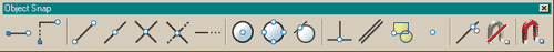 Object Snap Toolbar