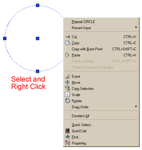 Right Click Properties