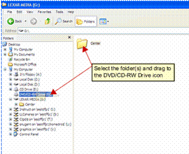 Window Explorer window 
